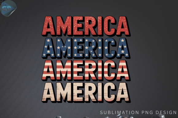America Sublimation PNG Design: A Visual Toolkit