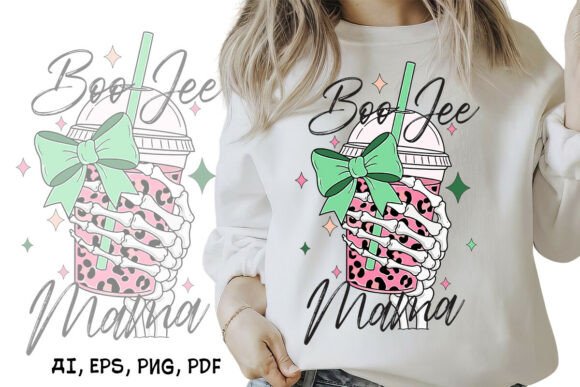 Boojee Mama Spooky T-Shirt Design: A Graphic Designer's Halloween Asset