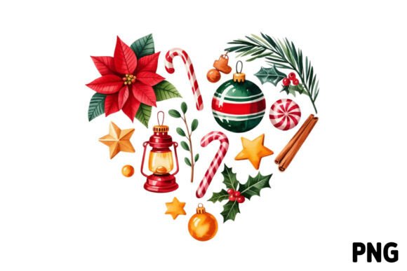 Celebrate the Season: Christmas Love T-shirt Design