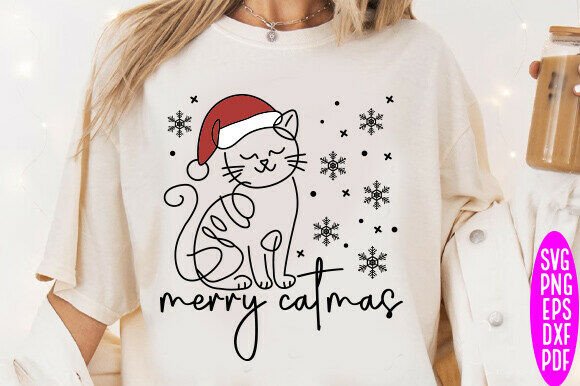 Crafting Festive Charm: Merry Catmas Svg & Christmas Design