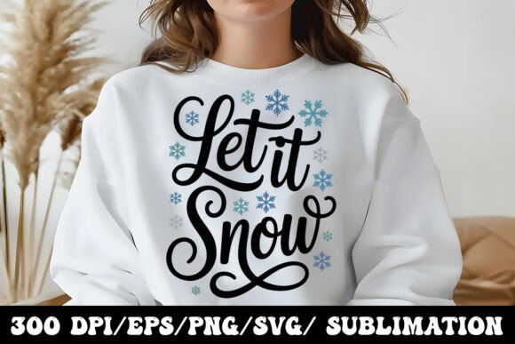 Festive Design: Christmas Snowflake Shirt & Winter Graphics