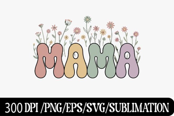 Floral Sublimation Design for Mother's D: A Designer's Asset