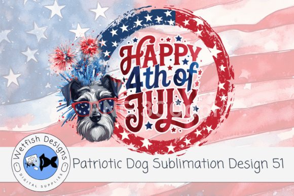 Fourth of July Dog Design 51: A Patriotic Asset