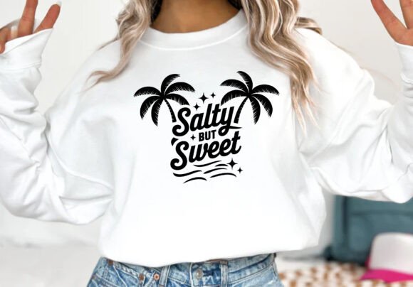Salty But Sweet Summer T-Shirt Design: A Creative Asset