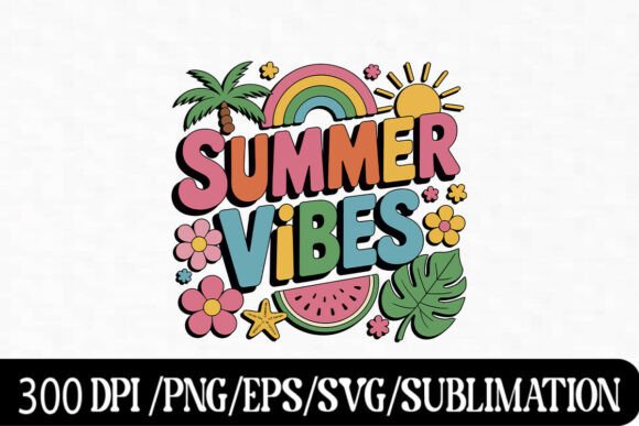 Tropical Summer Fun SVG Design: A Professional Asset