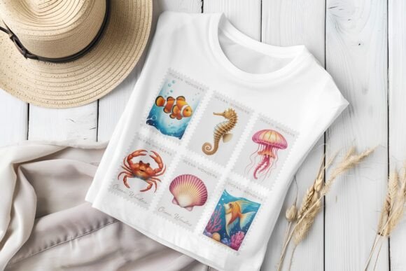 Unlocking Creativity with Sea Creatures Sublimation Design
